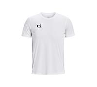 Under Armour UA Challenger Training SS Camiseta de manga corta para hombre para jugar al fútbol, ligera camiseta de deporte, color blanco/negro