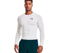 Under Armour - Camiseta HeatGear Compression LS, Hombre, white-black, 3XL