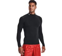 Under Armour - Camiseta Heatgear Mock LS, Unisex, black, XL