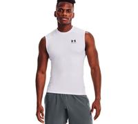 Under Armour - Camiseta Sin Mangas HeatGear Compression, Hombre, White, XL