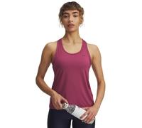 Under Armour Camiseta sin Mangas Tech Knockout para Mujer, (659) Fucsia Dusk/Dark Maroon, XL