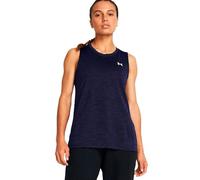 Under Armour Camiseta sin Mangas Tech Twist para Mujer, (410) Azul Marino Medianoche/Blanco, Talla XS, (410) Midnight Navy/White, XS