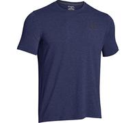 Under Armour CC Left Chest Lockup, Camiseta para Hombre, Azul (Midnight Navy/Steel), M