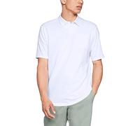 Under Armour CC Scramble Camisa Polo, Hombre, Blanco, SM