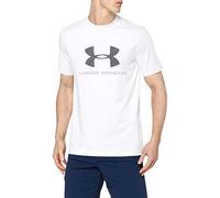 Under Armour CC Sportstyle Logo Camiseta de Manga Corta, Hombre, Blanco (White/Graphite), 2XL