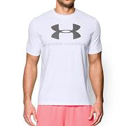 Under Armour CC Sportstyle Logo Camiseta de Manga Corta, Hombre, Blanco (White/Graphite), 2XL