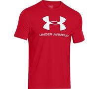 Under Armour CC Sportstyle Logo Camiseta de Manga Corta, Hombre, Rojo (Red/White), 2XL