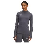 Under Armour Challenger Midlayer para Mujer, Camiseta de Manga Larga Suave y cómoda con Orificios para los Pulgares, Sudadera Deportiva para Entrenamiento y Actividad físicaCastlerock / / White,XS