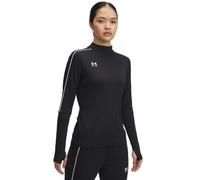 Under Armour Challenger Midlayer para Mujer, Camiseta de Manga Larga Suave y cómoda con Orificios para los Pulgares, Sudadera Deportiva para Entrenamiento y Actividad físicaBlack / / White,XL