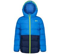 Under Armour Chaqueta Acolchada Pronto Colourblock para Niño con Tecnología UA Storm - Abrigo de Invierno Ligero y Cálido con Capucha, Bolsillos con Cierre a Presión, 6-14 Años