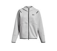 UNDER ARMOUR Chaqueta con capucha para mujer UA Unstoppable Fleece con cremallera completa gris | S