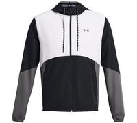 Under Armour Chaqueta cortavientos Legacy para hombre, gris, talla S, Gris, S