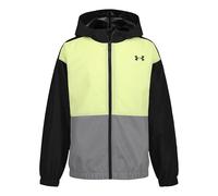 Under Armour Chaqueta Cortavientos Plegable para Niño con Tecnología UA Storm - Ligera, Cortavientos y Repelente al Agua, 5K/5K Transpirable, se Guarda en su Propio Bolsillo, Fade Green, de 8 a 9 años