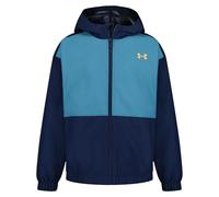 Under Armour Chaqueta Cortavientos Plegable para Niño con Tecnología UA Storm - Ligera, Cortavientos y Repelente al Agua, 5K/5K Transpirable, se Guarda en su Propio Bolsillo, Academy, de 10 a 11 años