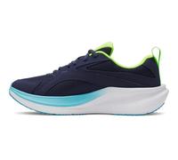Under Armour Charged Assert 11 - Tenis de correr para niño, (410) Midnight Navy/Blue Blur/Hyper Green, 6 Big Kid