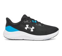 Under Armour Tenis Charged Pursuit 4 para hombre, (003) Negro/Azul Eléctrico/Blanco, 47 EU
