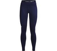 Under Armour Coldgear Authentic Mallas, Mujer, Azul (Midnight Navy/White-410), M