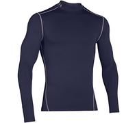 Under Armour Coldgear Compression Mock Shirt Midnight Navy-Stealth Gray - L