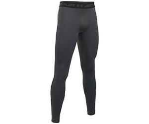 Under Armour Coldgear Leggings de compresión, Hombre, Gris (Carbon Heather), LG