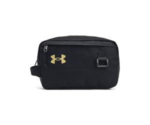 Under Armour Contiene Bolsa de Inodoro Unisex, Color Negro, Talla única, Negro/Oro Metálico, One Size