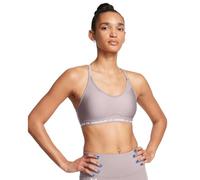 Under Armour Crossback Low Impact Sports Bra Sujetador Deportivo, Opaco, (015) Gris Tetra/Blanco, M para Mujer