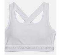 UNDER ARMOUR CROSSBACK MID BRA W REGGISENO SPORTIVO TOP DA TRAINING white