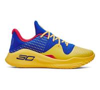 Under Armour Curry 4 Low Flotro - Hombre (azul/amarillo/negro), Azul, Amarillo, 12 Women/10.5 Men