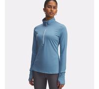 Under Armour Damen Launch Pro Half-Zip Laufbekleidung Longsleeve Blue Smoke - Blau XS