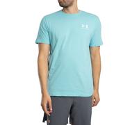 Under Armour de los hombres Camiseta con logo en el pecho izquierdo, Azul