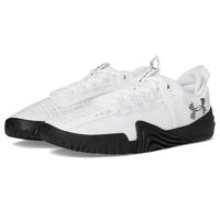 Under Armour Deportivo Tenis para Hombre, Blanco/Negro/Negro, 40.5 EU