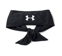 Under Armour Diadema de Corbata para Adultos, Color Negro (001)/Blanco, Talla única