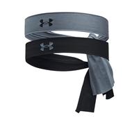 Under Armour Diadema de Malla para Hombre, (001) Grava/Negro/Negro, Talla única