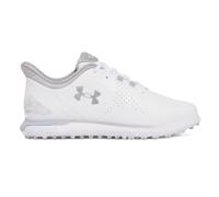 Under Armour Drive Fade SL zapatos de golf para hombre, blancos, Sin tacos, 44.5, Estándar, blanco