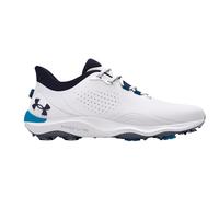 Under Armour Drive Pro zapatos de golf para hombre, blancos, Con tacos, 44.5, Ancho, blanco