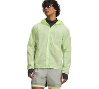 Chaqueta shell Under Armour Explor Trail Run Wind para hombre Fade Verde / Lumos Lime L