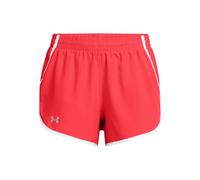 Under Armour Fly by 3In Pantalones Cortos Mujeres Rojo - Racer Red/White L