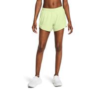 Under Armour Mujeres Fly by 3In Short Laufbekleidung Pantalones Cortos Retro Green - Verde L
