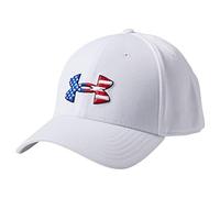Under Armour Freedom Blitzing - Gorro para Hombre, Blanco (100)/Negro, S/M