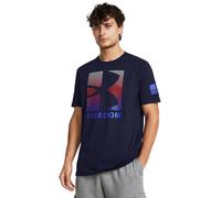 Under Armour Freedom Graphic Short Sleeve T-Shirt Camiseta, (410) Midnight Navy/Team Royal, XL para Hombre
