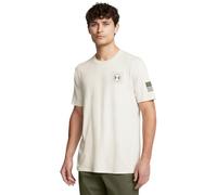 Under Armour Freedom Snake - Camiseta de manga corta para hombre, (110) Summit blanco/verde marino OD, talla M