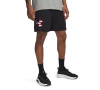 Under Armour Freedom Tech Big Flag Logo Shorts Pantalones Cortos, (001) Negro/Rojo, Medium para Hombre