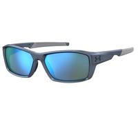 Under Armour Gafas de Sol UA FANATICAL 09V GREY BLUE 58/15/130 Hombre