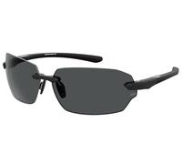 UNDER ARMOUR GAFAS DE SOL UA FIRE 2/G COLOR MATTE BLACK TALLA 71/140/12 PARA UNISEX ADULT GREY OLEOPHOBIC