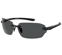 UNDER ARMOUR GAFAS DE SOL UA FIRE 2/G COLOR MATTE BLACK TALLA 71/140/12 PARA UNISEX ADULT GREY OLEOPHOBIC