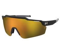 Under Armour Gafas de Sol UA LEVELUP BLACK GOLD/GOLD MIRRORED 99/1/125 hombre