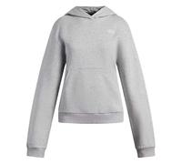 Under Armour -Girls-G Rival - Sudadera con Capucha de Forro Polar, Color Gris Claro Jaspeado/Blanco/YXS