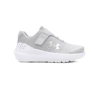 Under Armour Girl'S UA Ginf Surge 4 AC Running Shoe, Halo Gray White Iridescent, 7.5 UK