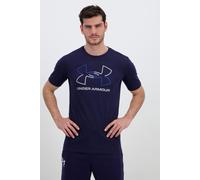 Under Armour UA GL Foundation Update Camiseta de manga corta para hombre, camiseta estampada para hacer deporte, color azul medianoche/azul real/gris acero