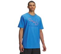 Under Armour Global Line Foundation - Camiseta de Manga Corta actualizada para Hombre, súper Suave y cómoda, Camiseta de Gimnasio de Secado rápido para Entrenamiento y Uso Casual, Azul Atlantis/Racer