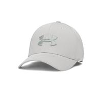 Under Armour Gorra Blitzing para hombre de ajuste elástico, (069) Titanium / / Clay Green, Medium / Large
